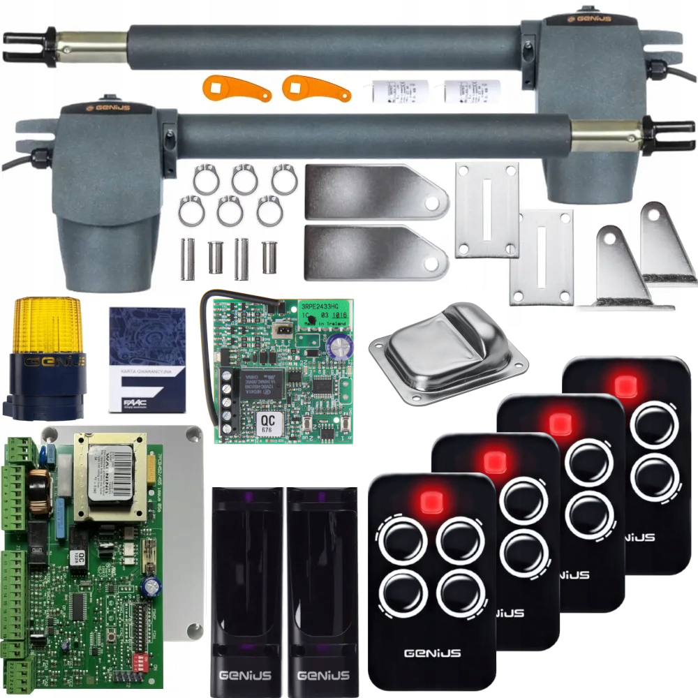 Genius G-bat 300 Gbat Zestaw do 6m 4 Piloty Lampa Led Odbój dwyskrzydłowa