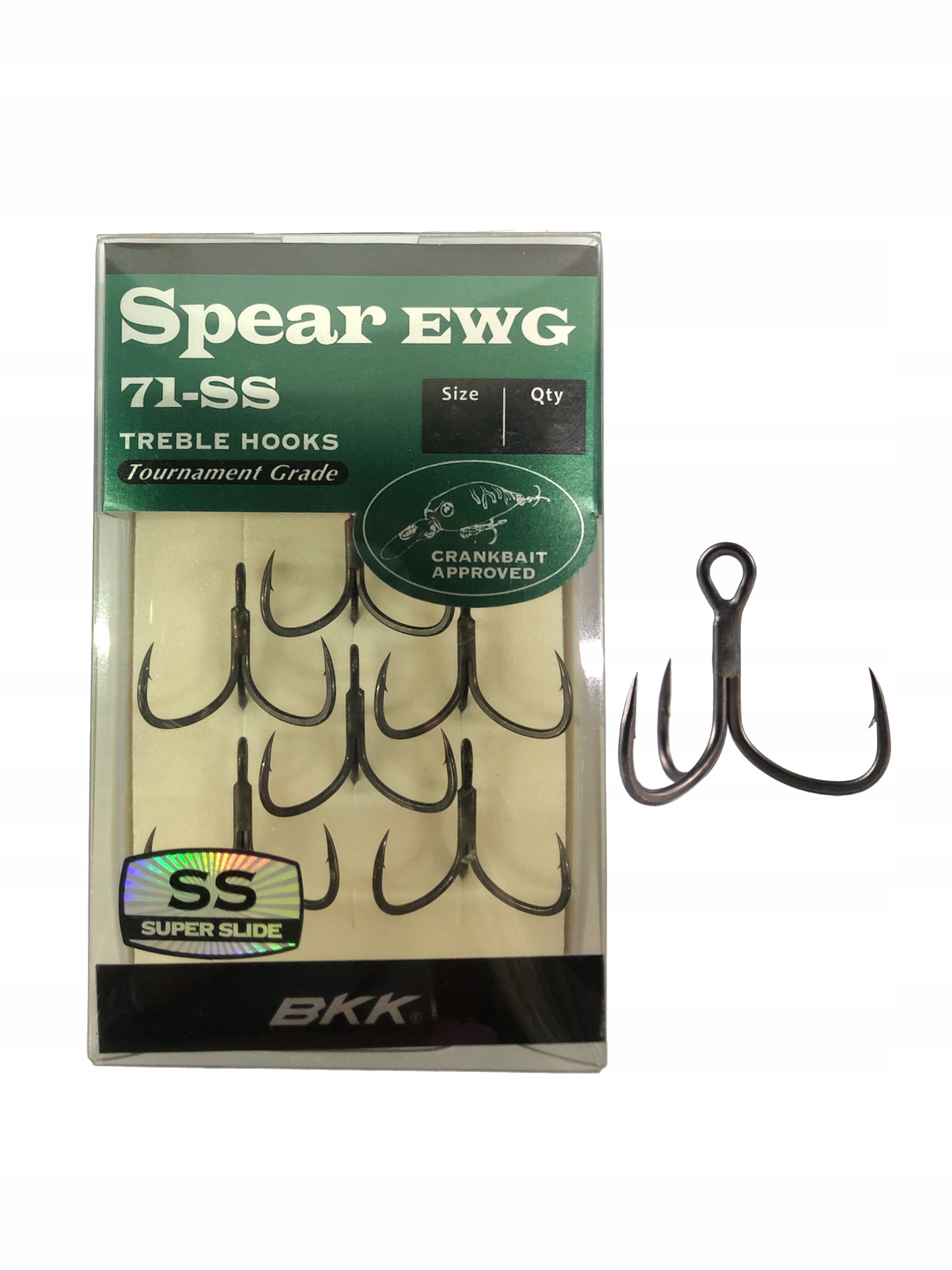 Bkk Spear Ewg 71-SS r.1/0 6szt. Kotwice