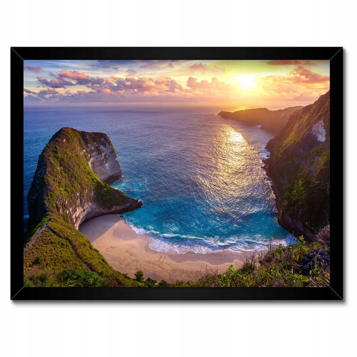 Plakáty v rámu 40x30 Západ slunce nad mořem