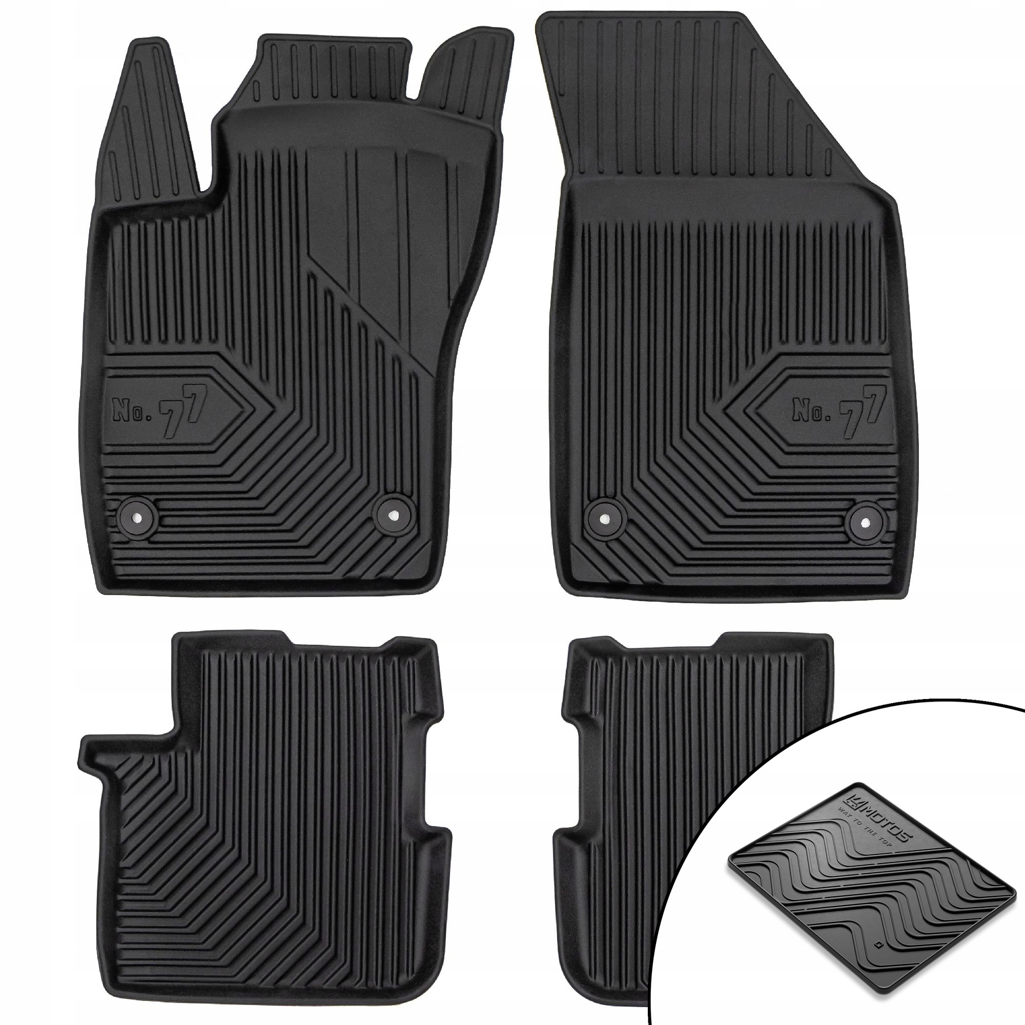 Dywaniki gumowe No.77 Fiat Tipo od 2015 mata