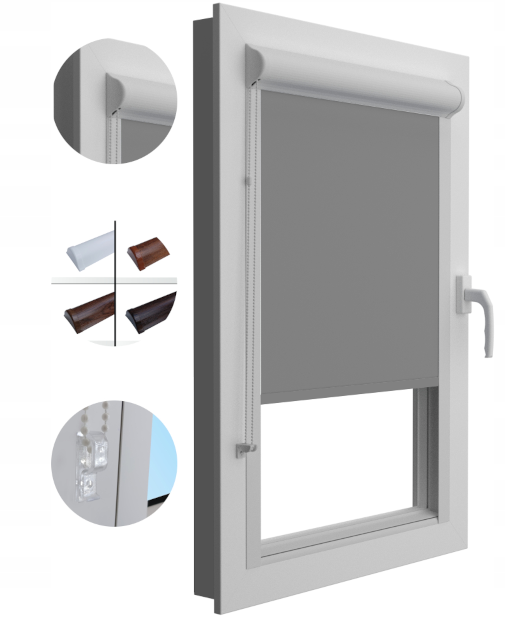 Zatemňujúca roleta v Kazete 129 cm x 150 cm Termo