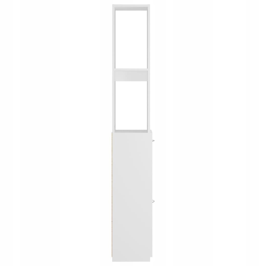 SZAFKA ŁAZIENKOWA, BIAŁA, 25X25X170 CM, PŁYTA WIÓR Waga produktu z opakowaniem jednostkowym 18.1 kg