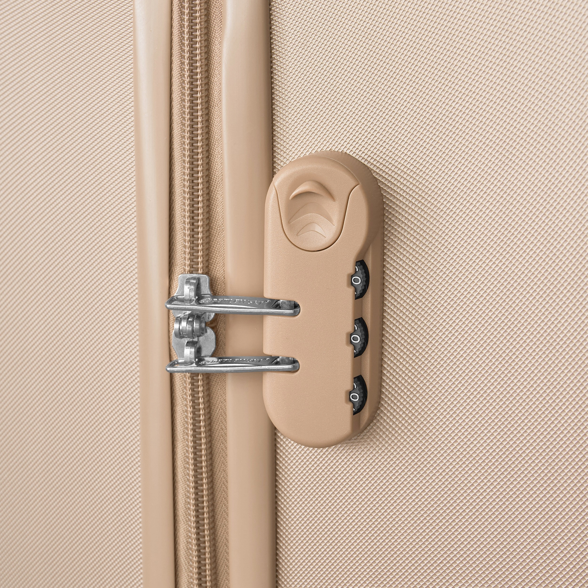 Betlewski Zestaw 3 walizki podróżne na bagaż wakacje na kółkach suwak zamek Materiał dominujący ABS