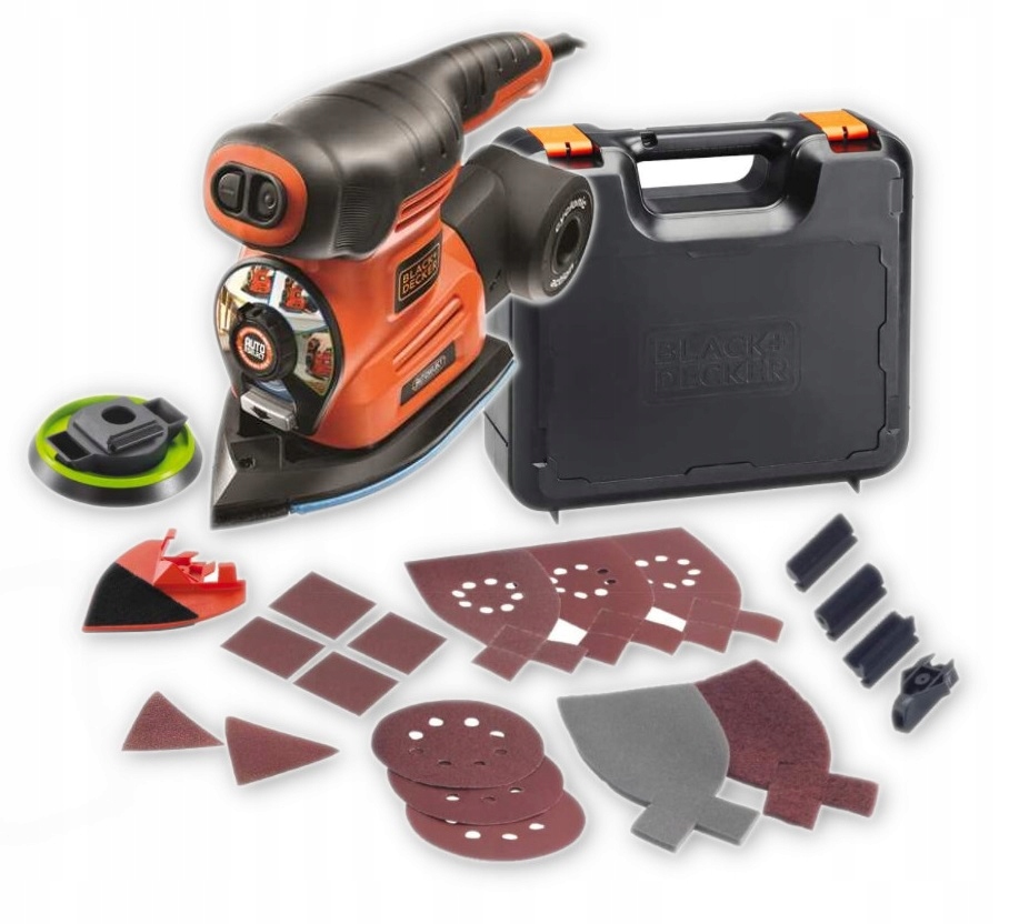 

Szlifierka Oscylacyjna +19 Akcesoriów Black Decker