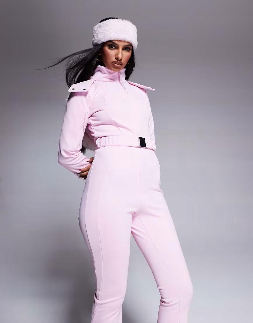 Asos Różowy Kombinezon Z Kapturem ZT2 46