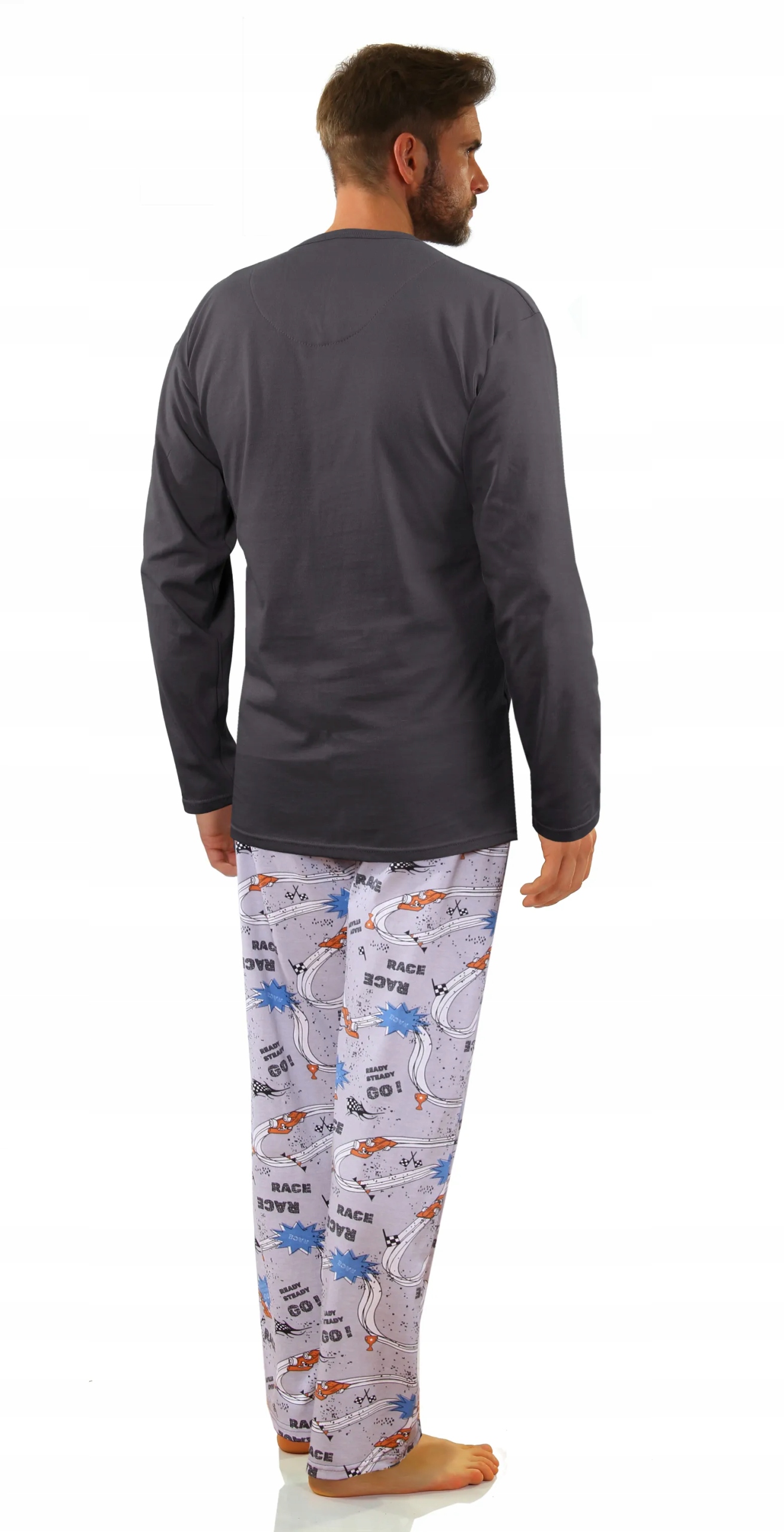 Sesto Senso pánské bavlněné pyžamo 2660/09 dlouhý rukáv velikost 3XL