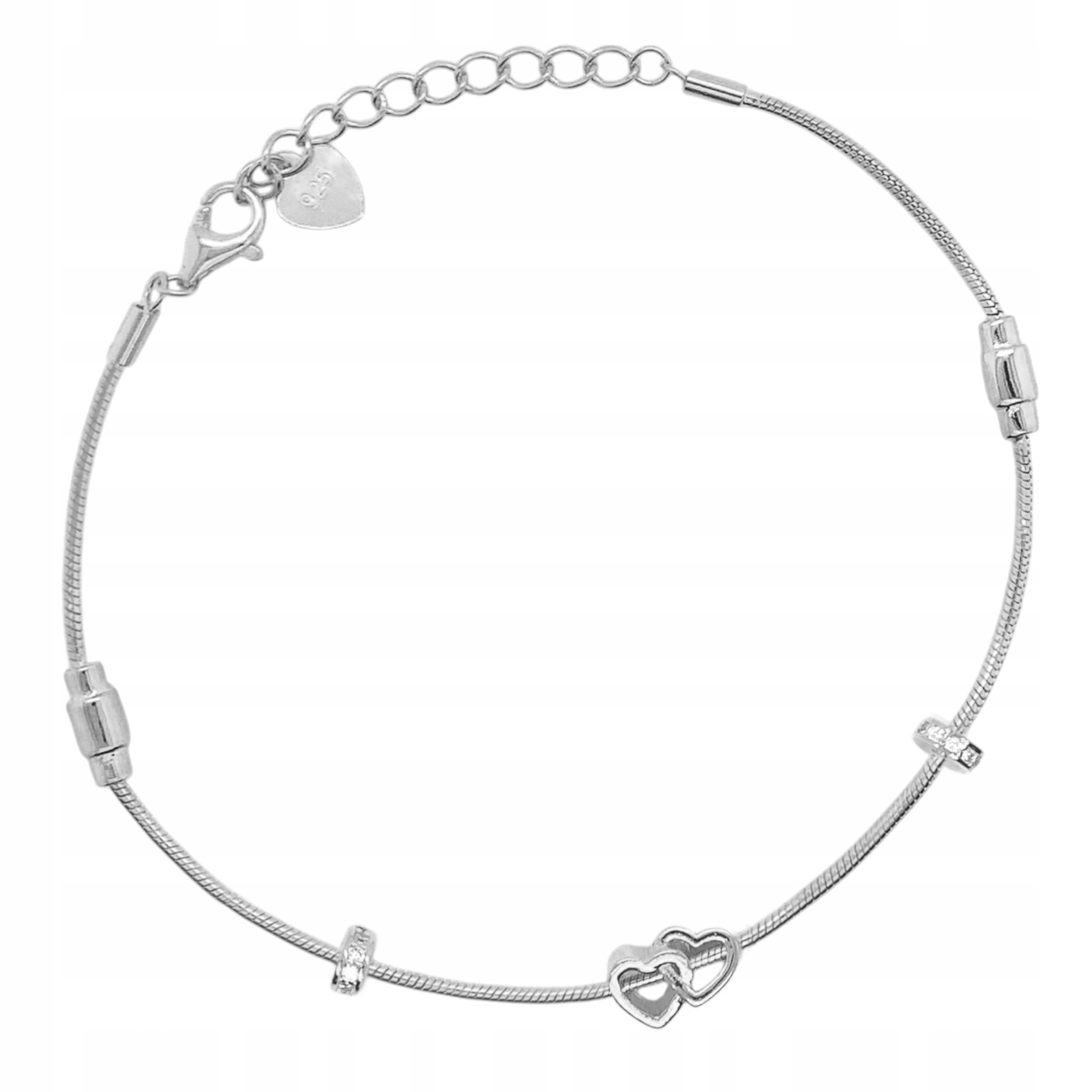 Stříbrný náramek Ag 925 rhodiovaný IM0040425BR