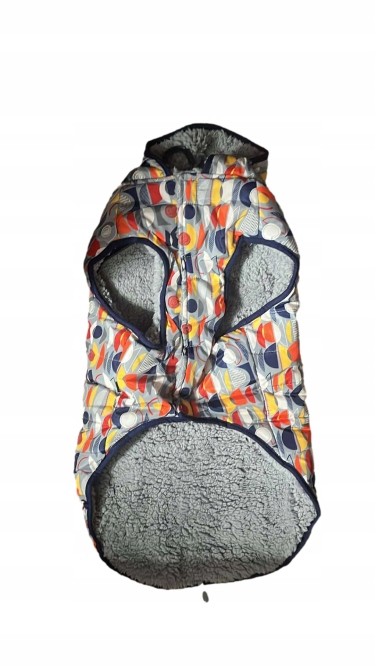 Levně Bunda s kapucí pro psa 60 cm