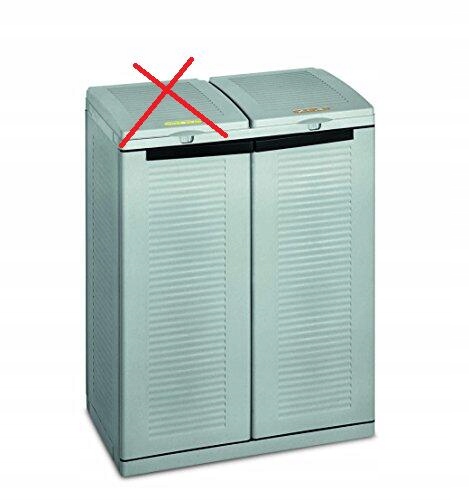 Szafka kosz na śmieci do recyklingu TERRY Ecocab 2