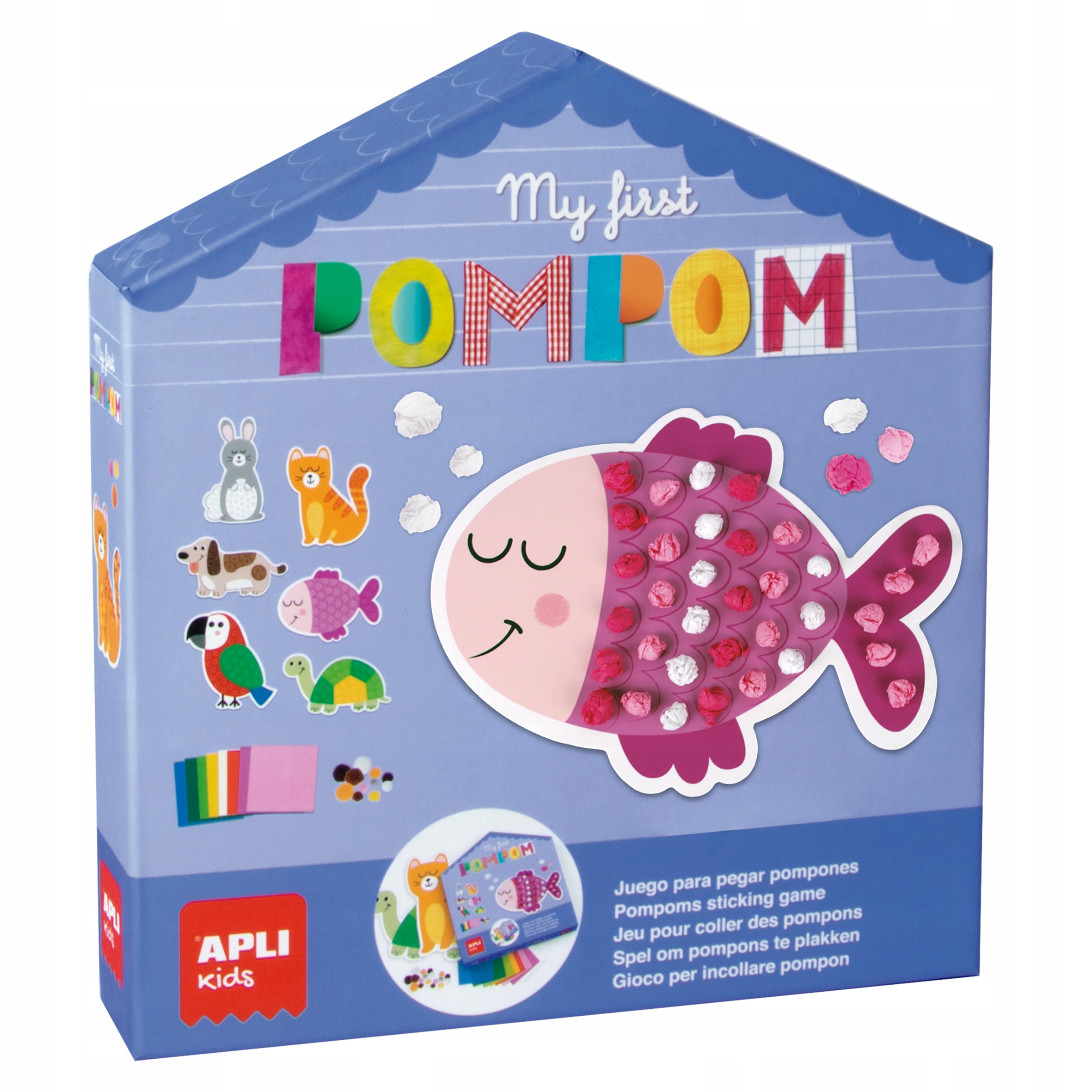 

Mój pierwszy zestaw artystyczny Apli Kids Pompony