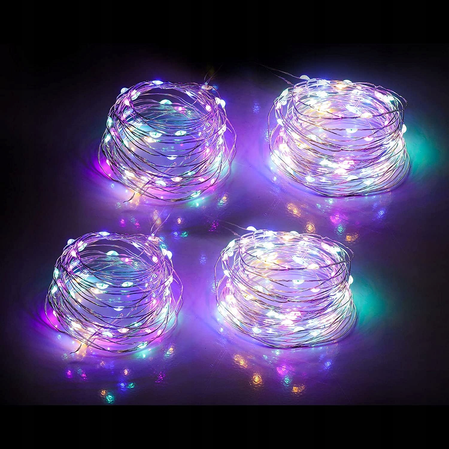 Ding Mini Lampki Świąteczne Dekoracyjne Na Elastycznym Drucie Zestaw 5 SZT — miniatura 2