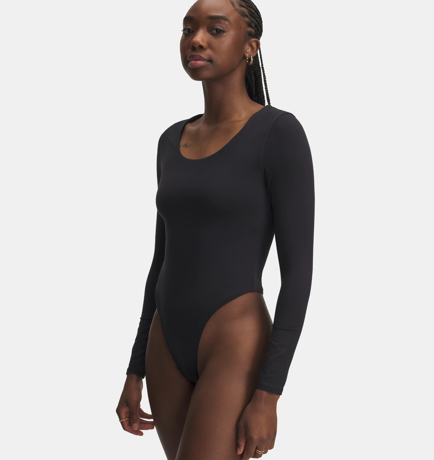 Elegantní dámské body s dlouhým rukávem Under Armour Motion černá L