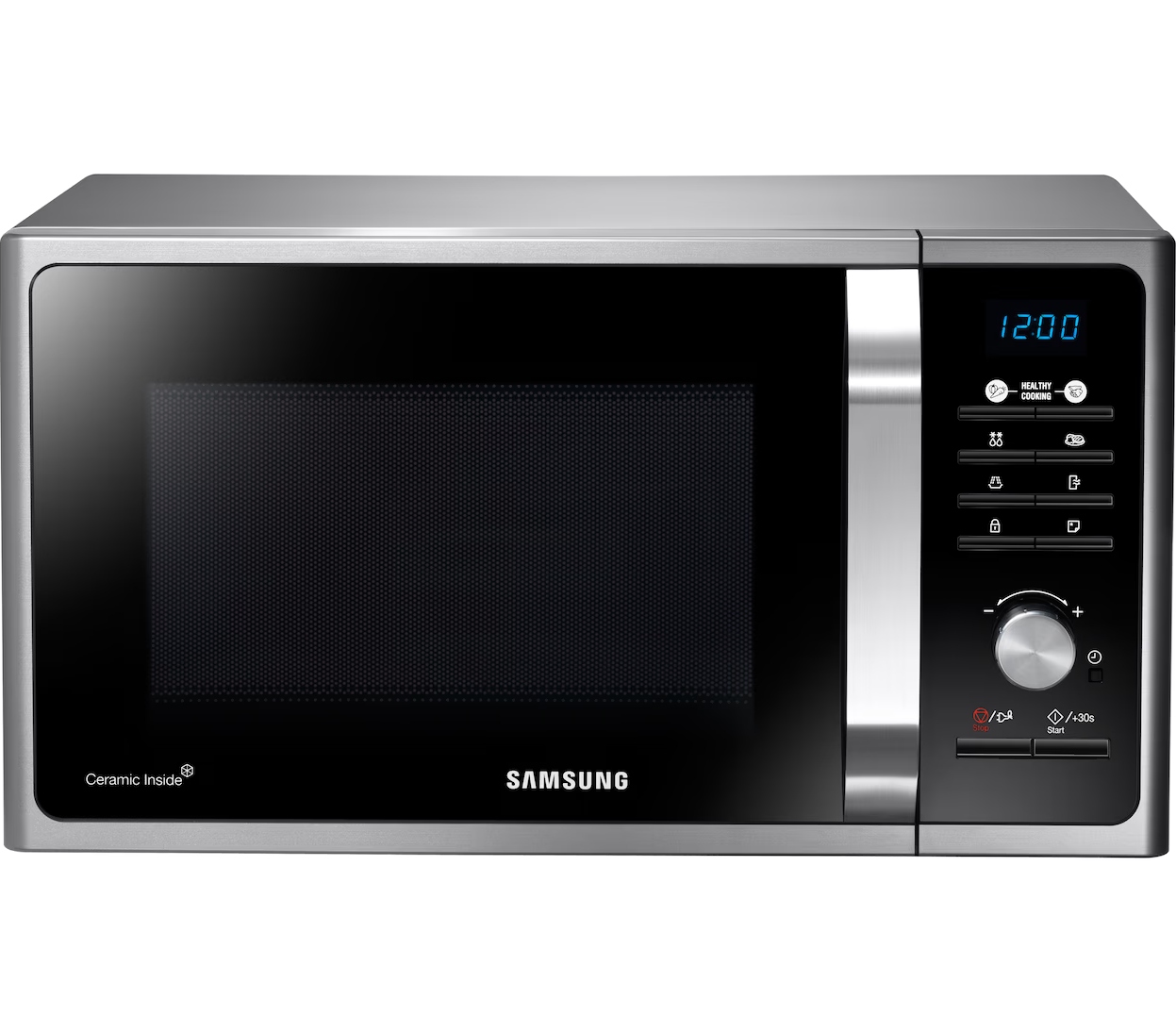 Kuchenka mikrofalowa Samsung MS23F301TAS 23L Czarna/Srebrna 800W AutoCook