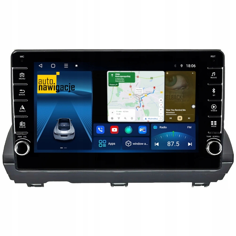 RADIO NAWIGACJA GPS DACIA SANDERO III 2020-2024 ANDROID