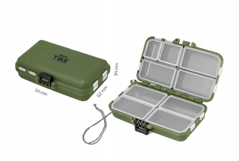 Pudełko Delphin Tbx Zielony Duo 114-9P