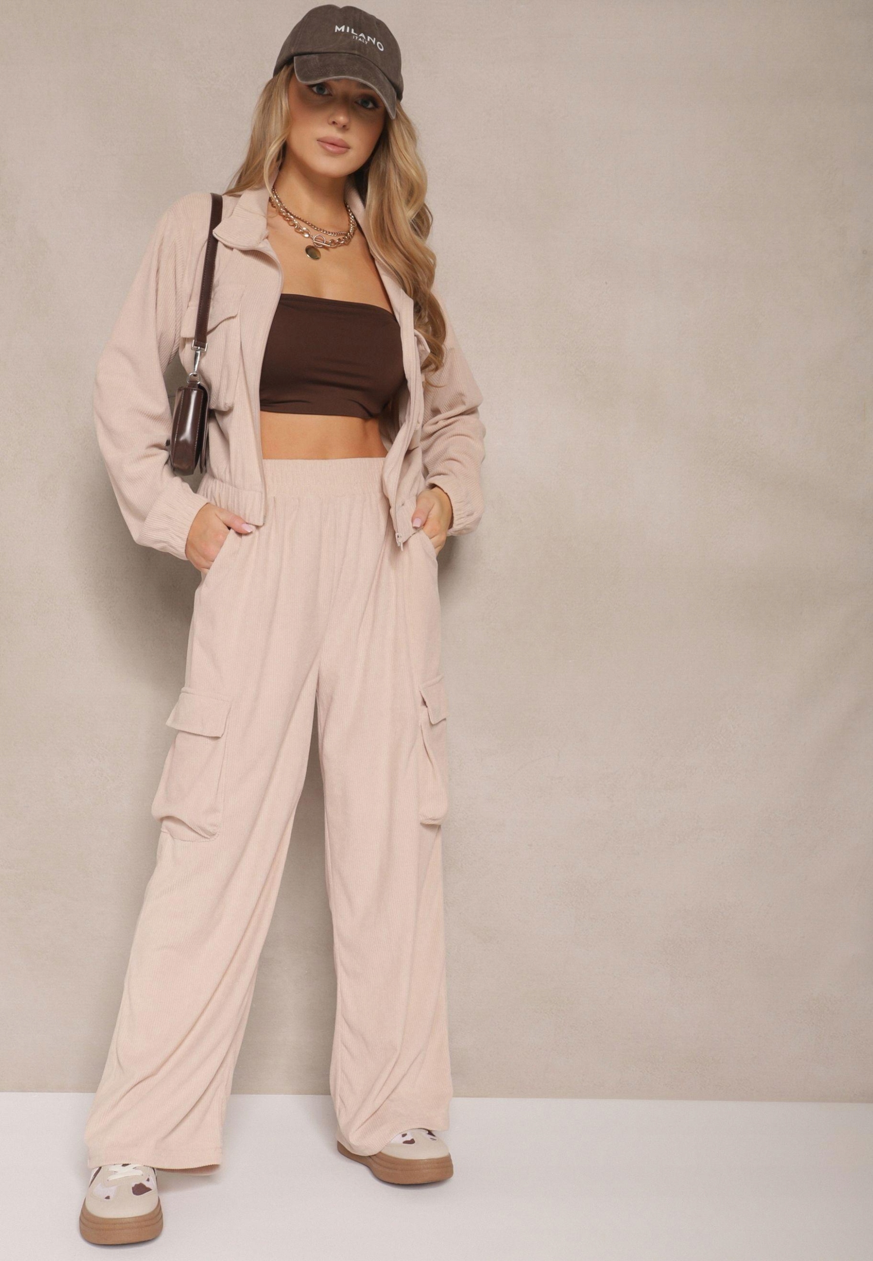 Renee Světle béžová Tepláková Souprava L/XL
