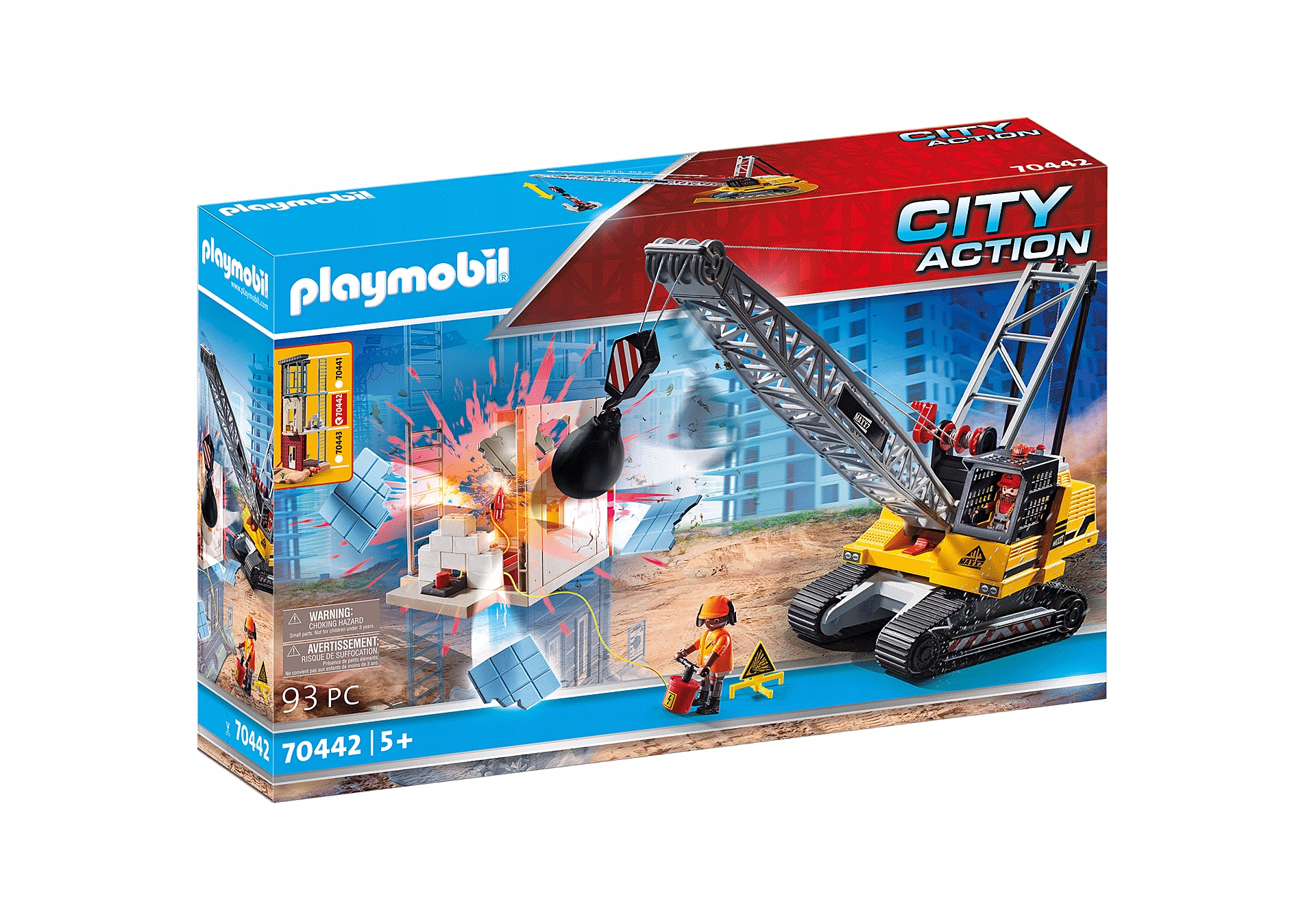 

Playmobil 70442 Koparka Linowa Z Elementem Konstr