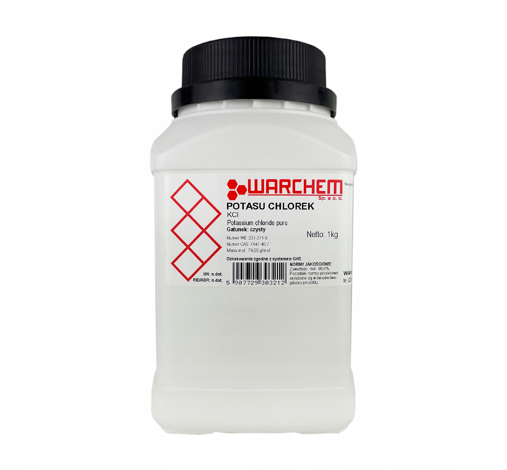 

Chlorek Potasu 1kg Warchem [50787]