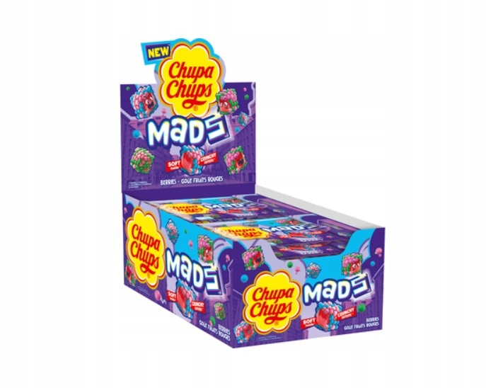 12x 45g Chupa Chups Mads żelki berries Karton