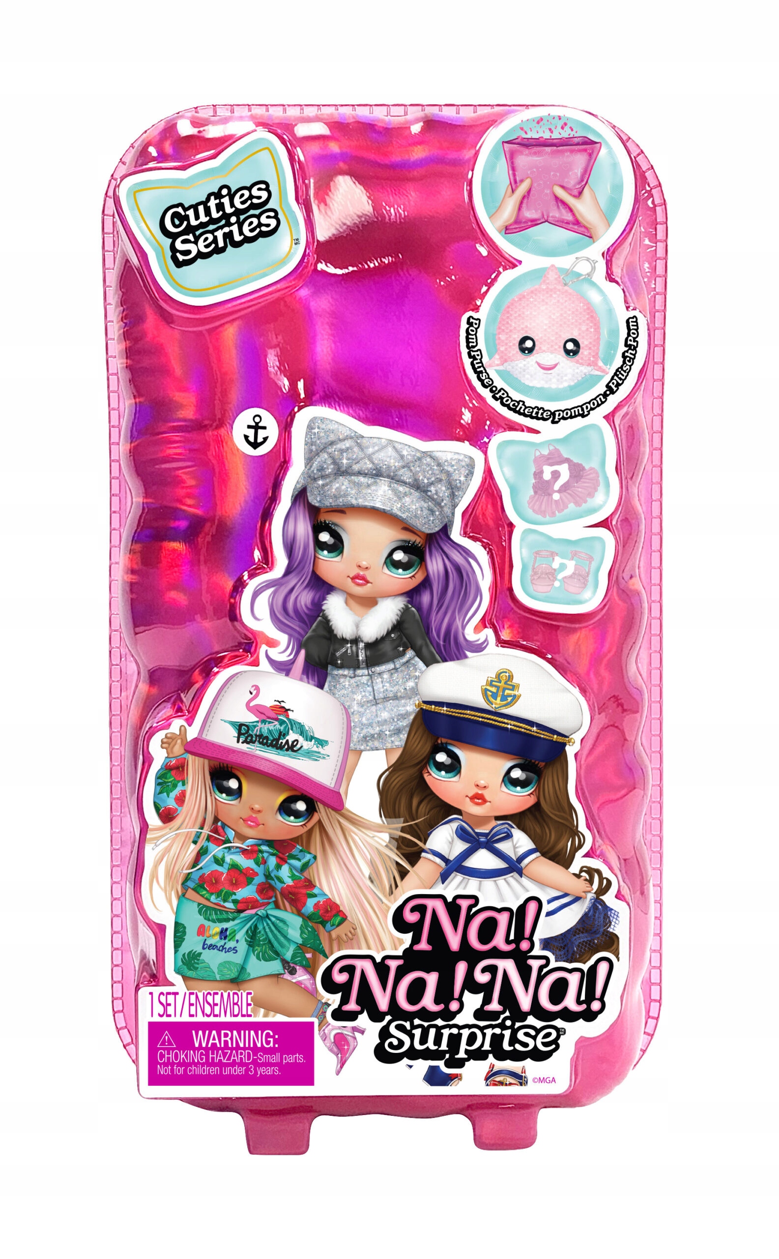 Na! Na! Na! Surprise 2-in-1 Pom Glam - lalka