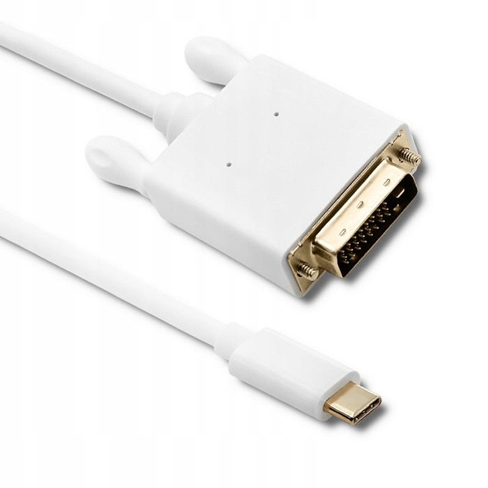 Qoltec Kabel USB 3.1 typ C męski/ DVI męski 4K