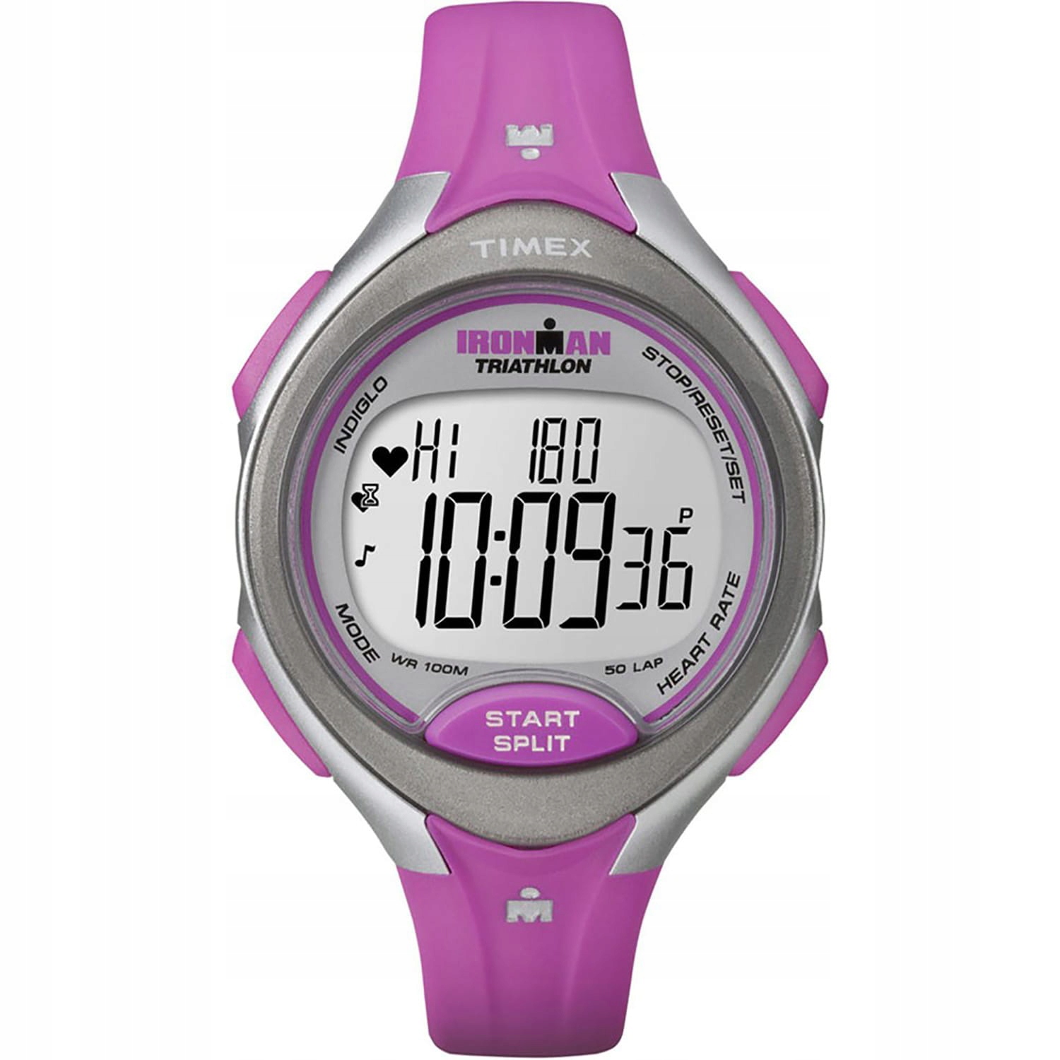 Timex T5K722 Ironman Heart Rate Monitors Damski Zegarek kwarcowy