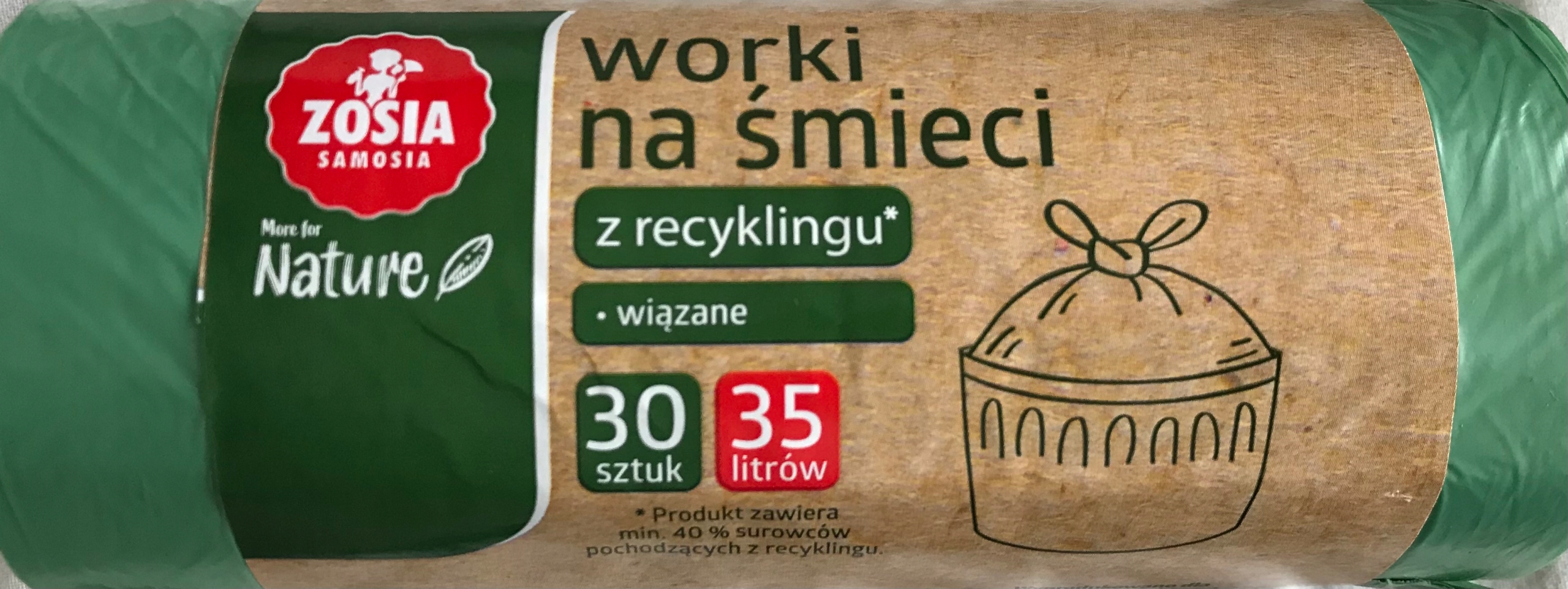

Zosia Samosia Worki Na Śmieci Wiązane 35L 30 szt