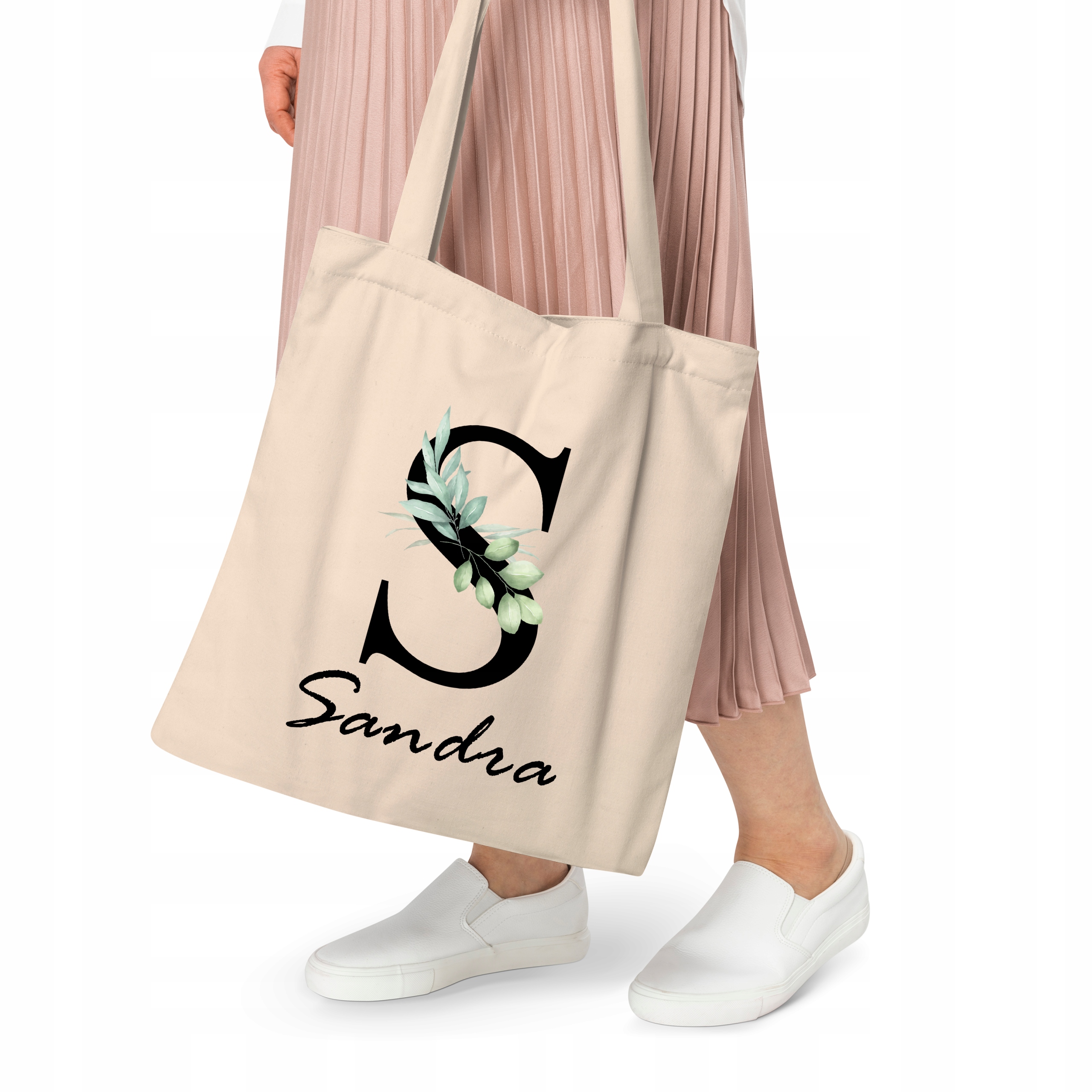 

Torba Eko Beżowa nadruk Imię Sandra