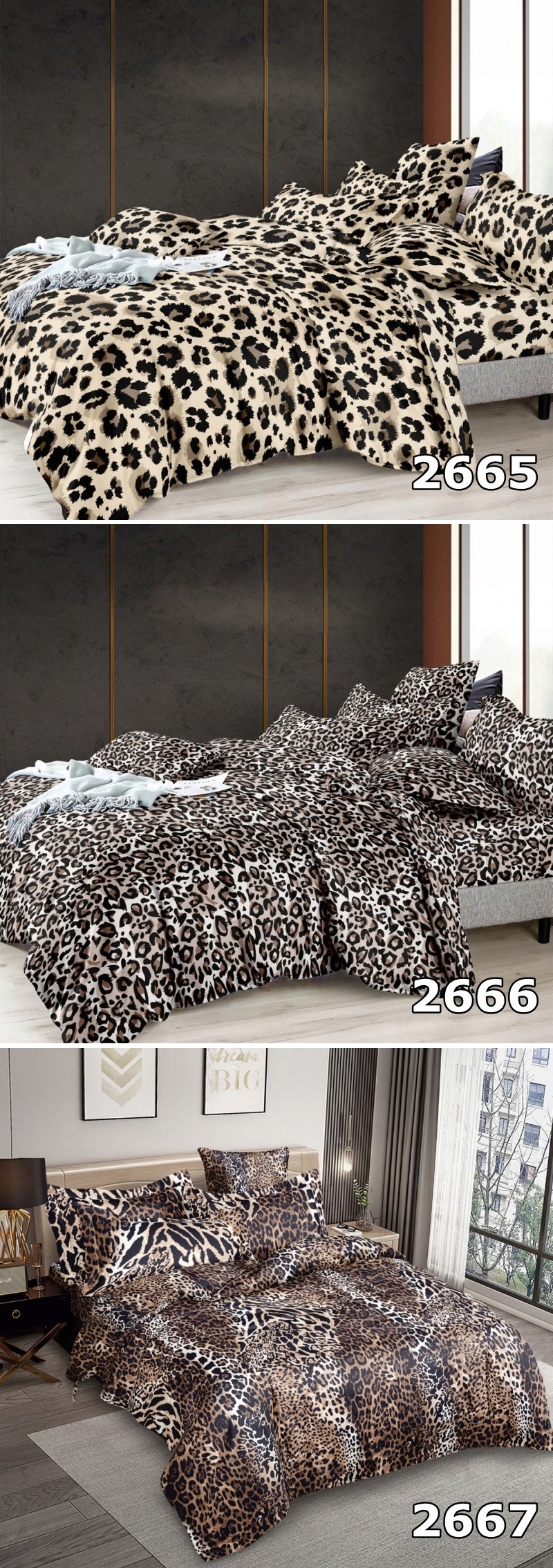 KOMPLET POŚCIELI 160x200 +2 POSZEWKI POŚCIEL LUX SATYNA BAWEŁNA ANTONIO 3D Kod producenta PEB-880