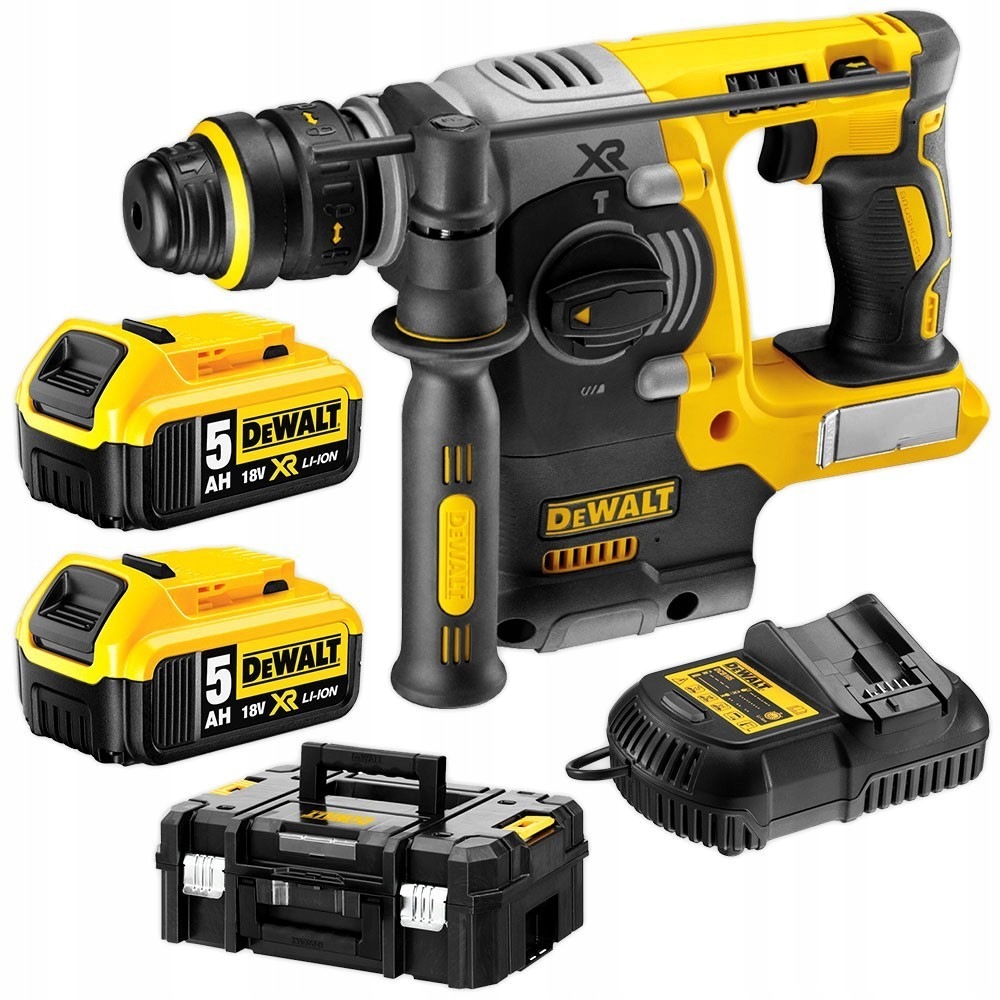 3-funkcyjna młotowiertarka 18V Sds+ 2x5Ah walizka DeWalt