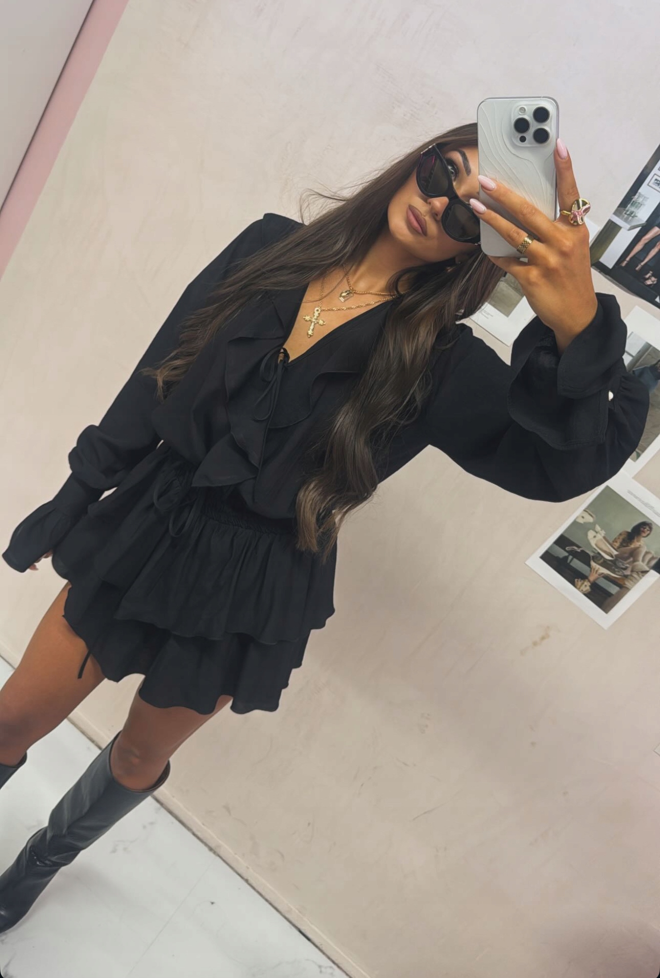 LA MILLA KOMPLET LAMILLA KOSZULA PLUS SPODENKI CZARNY M