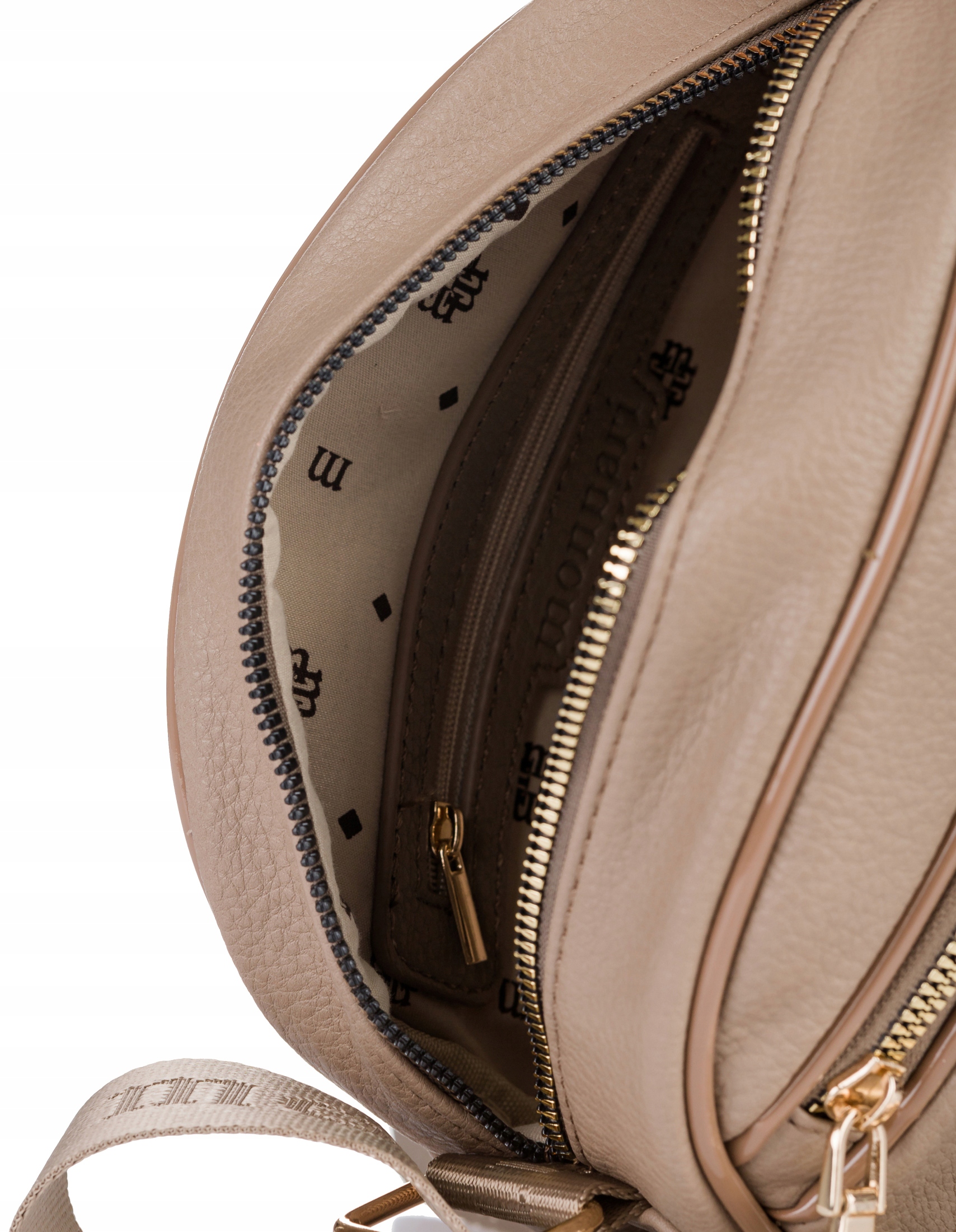 TOREBKA KUFEREK LISTONOSZKA MONNARI PREMIUM Beżowa z kieszonką Kolor czarny