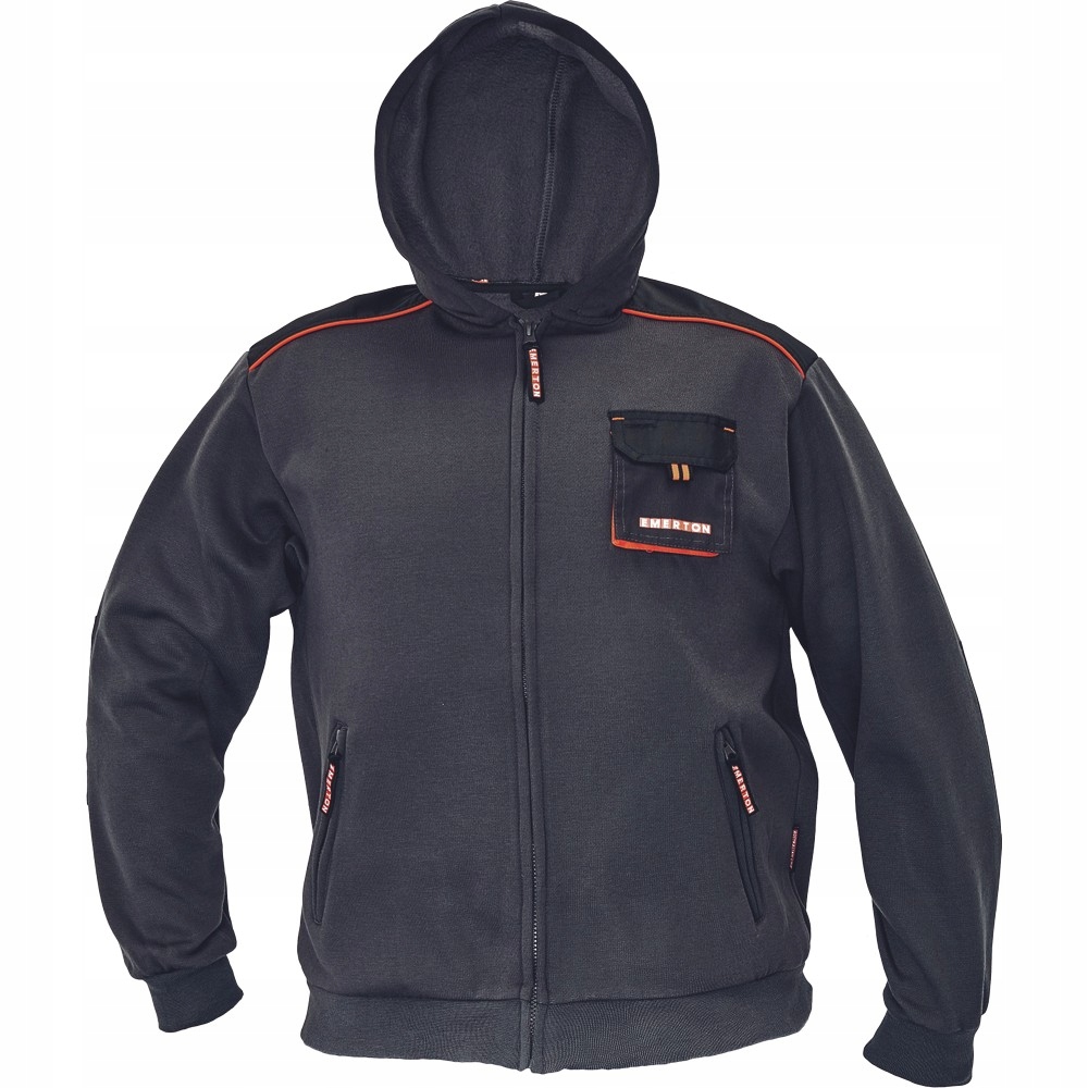 Bluza Z Kapturem Czarna Emerton Cerva L