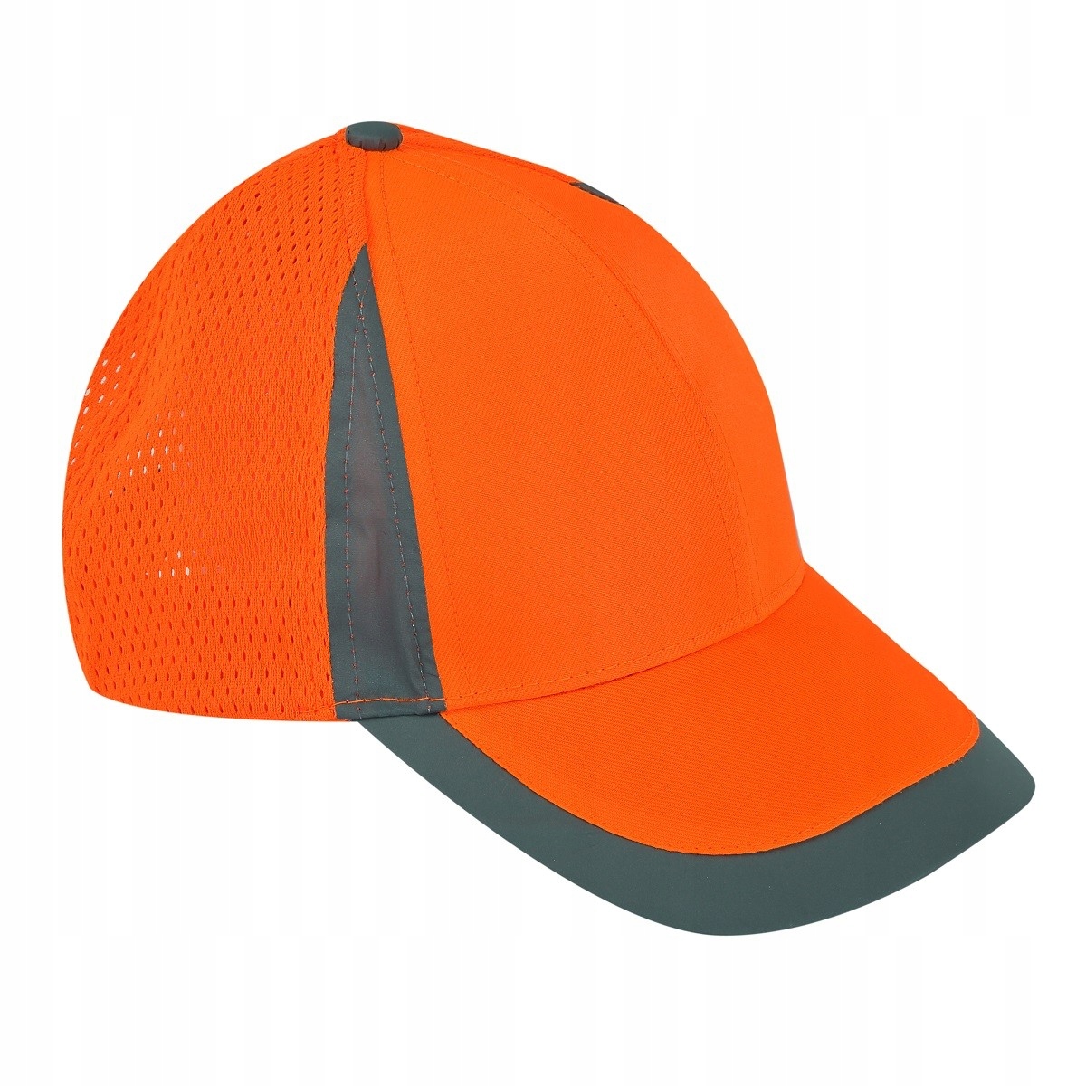 Čepice s kšiltem síťované oranžové 12 kusů Lahti Pro L1010400
