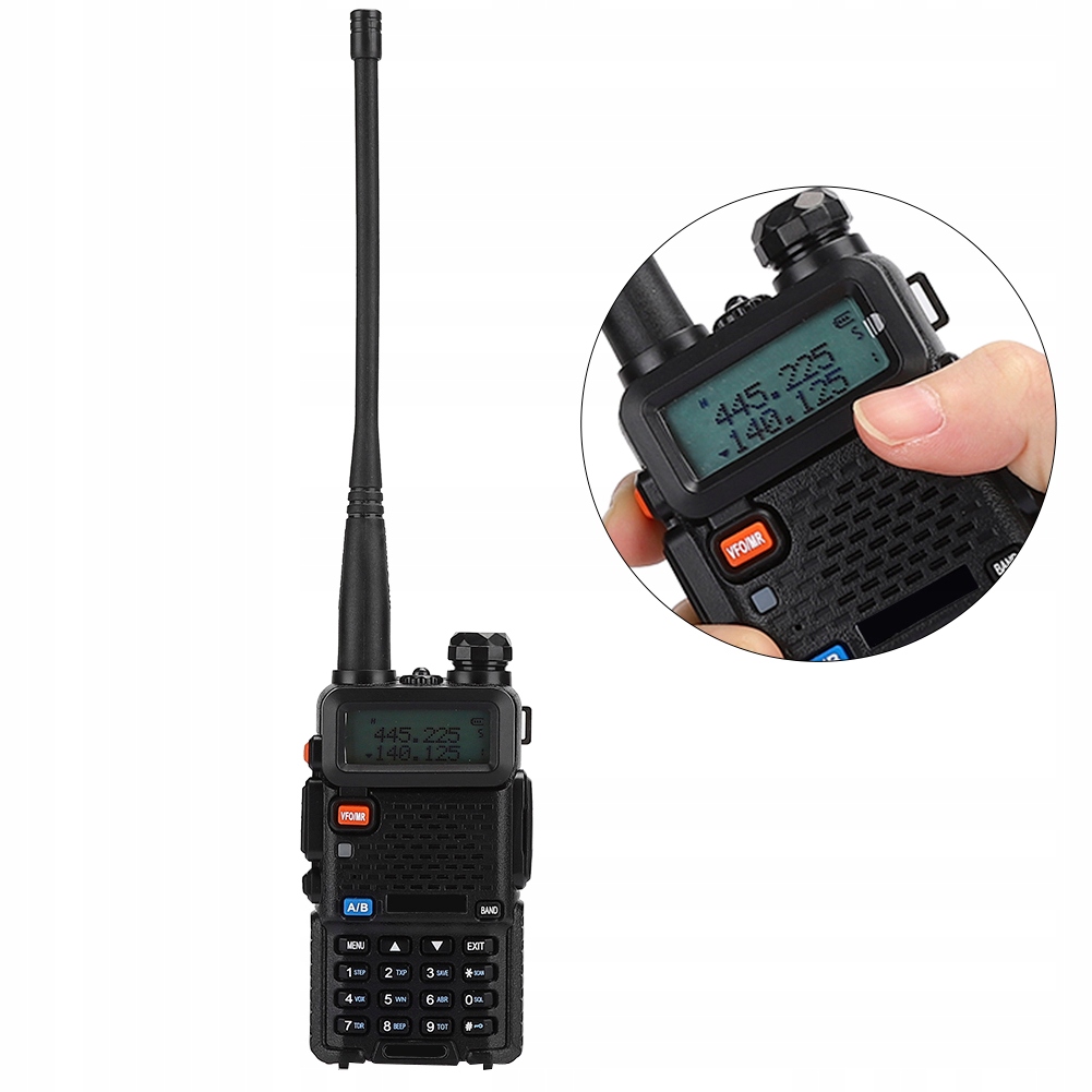 Walkie Talkie Dla Samochód Dwupasmowy Solidny I Trwały 36-174 400-520MHZ 8W