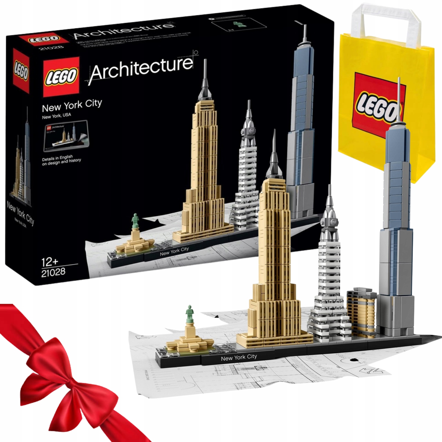 Zestaw Klocków Klocki Lego Architecture 21028 Nowy Jork Top
