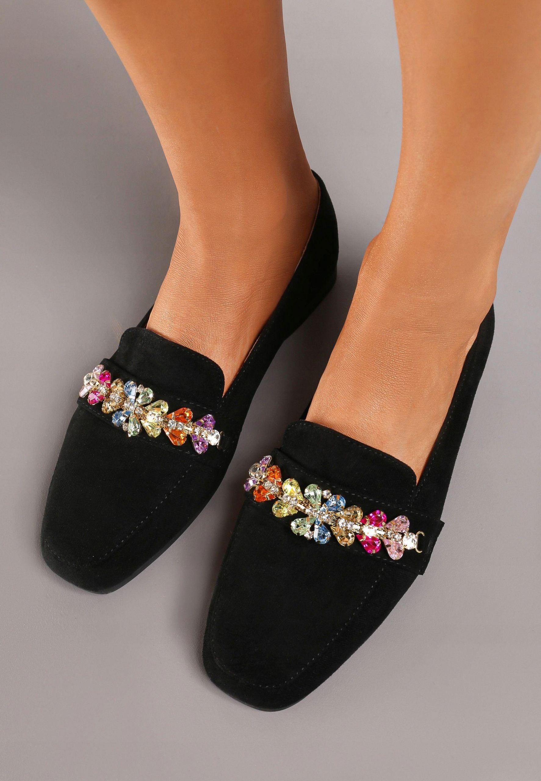 Born2Be Černé dámské mokasíny 38