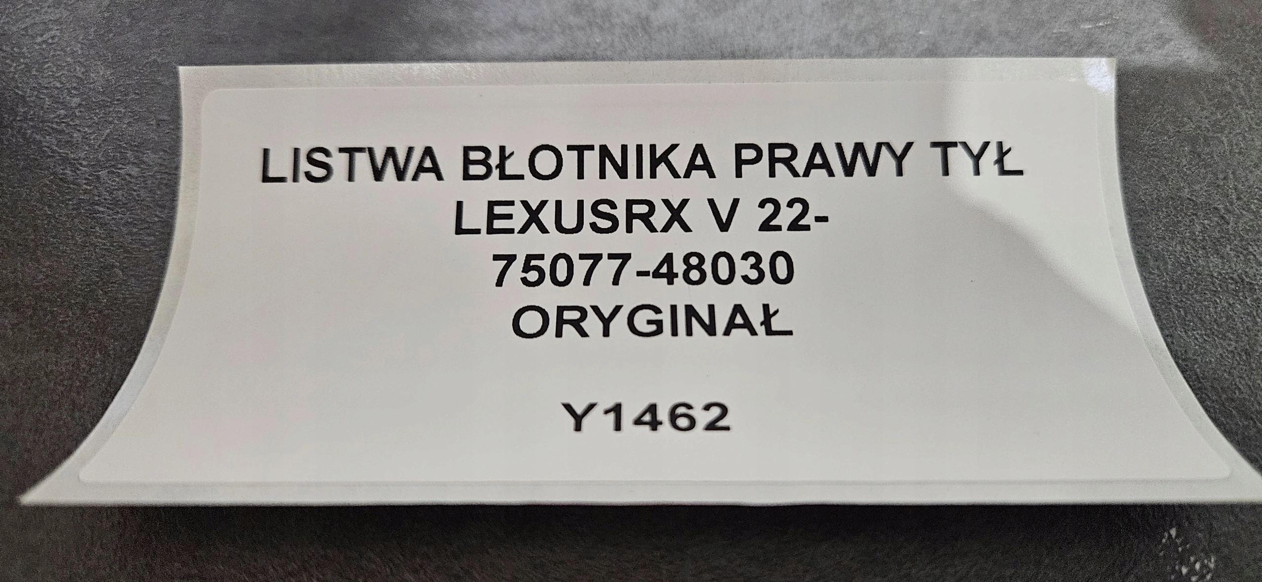 modanatura parafango Destra TYLLEXUS RX V 22- Originale 75077-48030