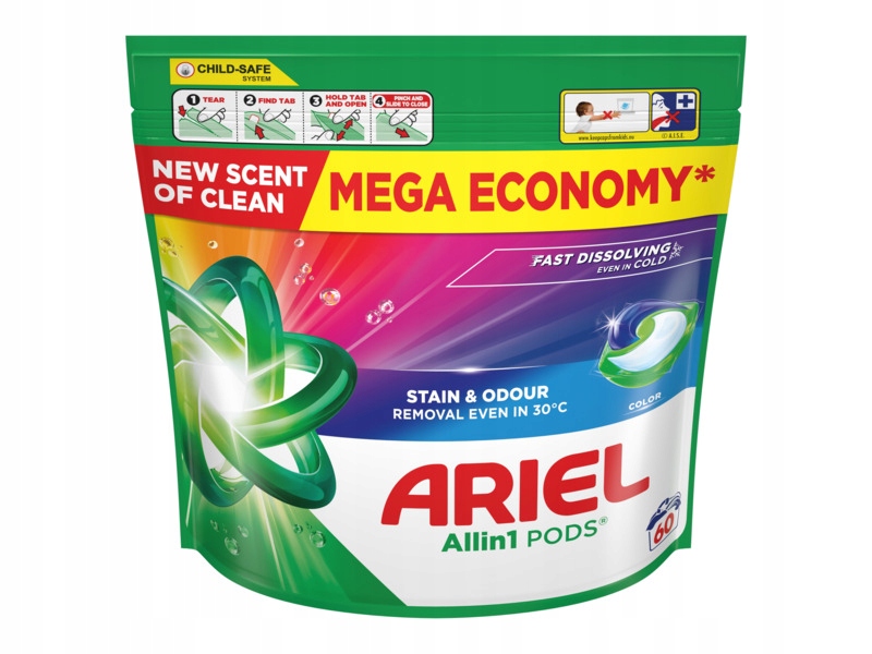 Kapsułki do prania Ariel All In 1 Pods Color 60 szt.