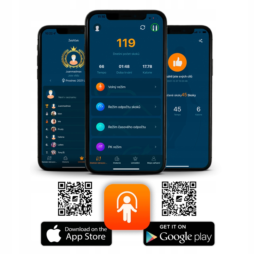 Inteligentna skakanka smart bluetooth inSPORTline Kolor dominujący biały