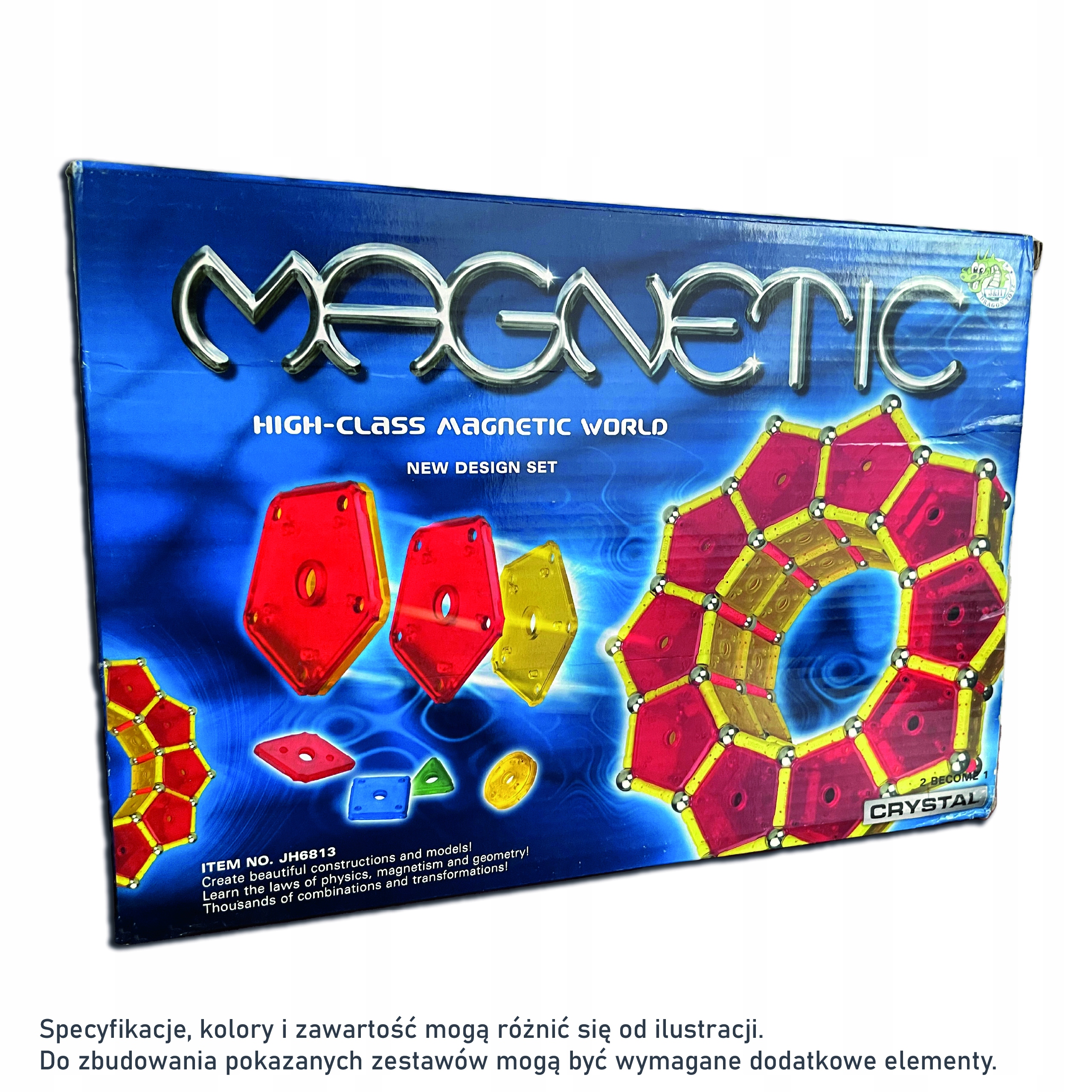 

Klocki magnetyczne Magnetic 130 elementy 6813C