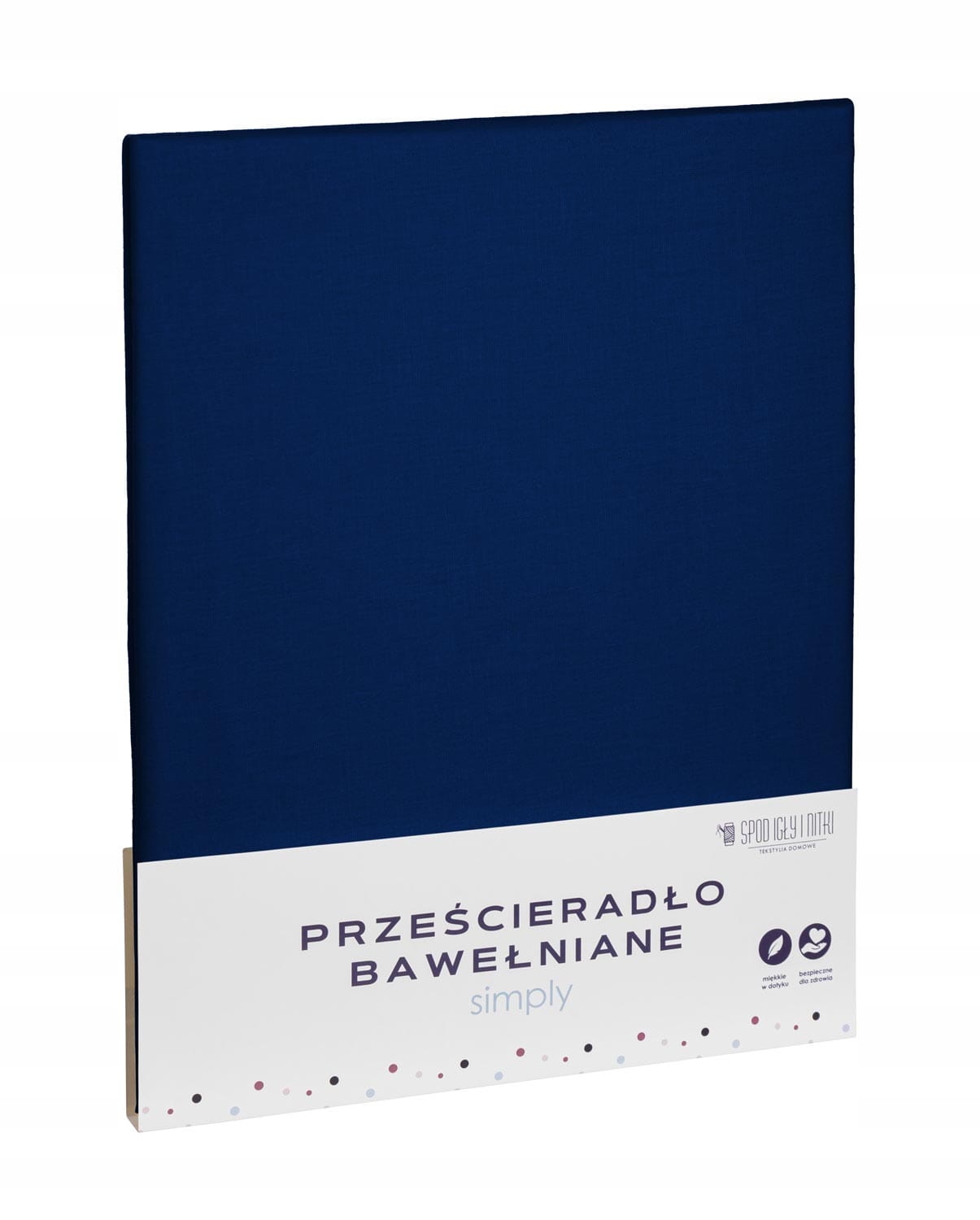 

Granat Prześcieradło Bawełniane Bez Gumki 180X200