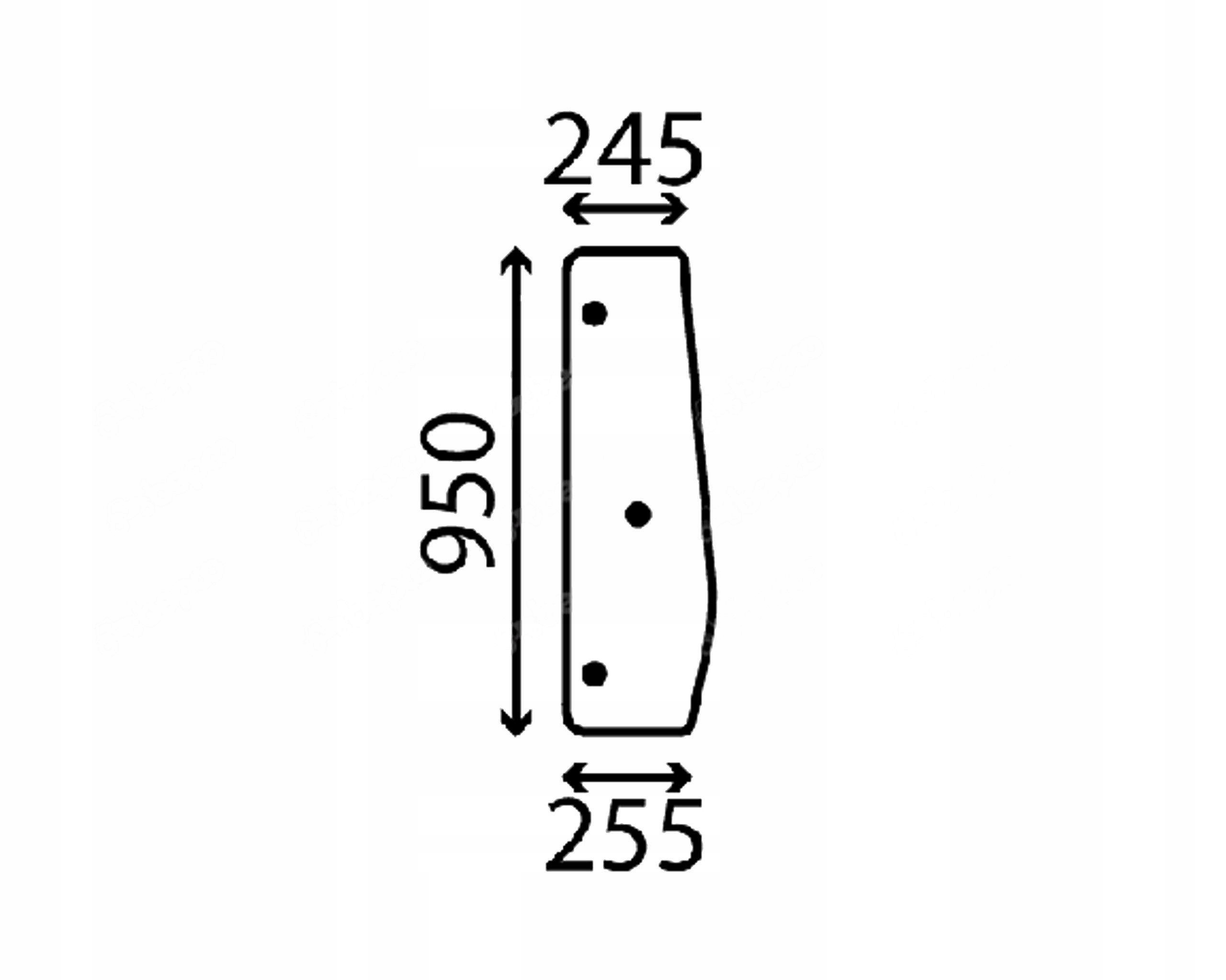 sklo traktor Kubota boční 6C26272210