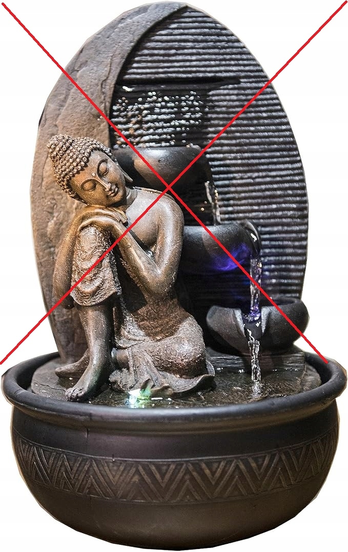 Fontanna Zen Light Buddha