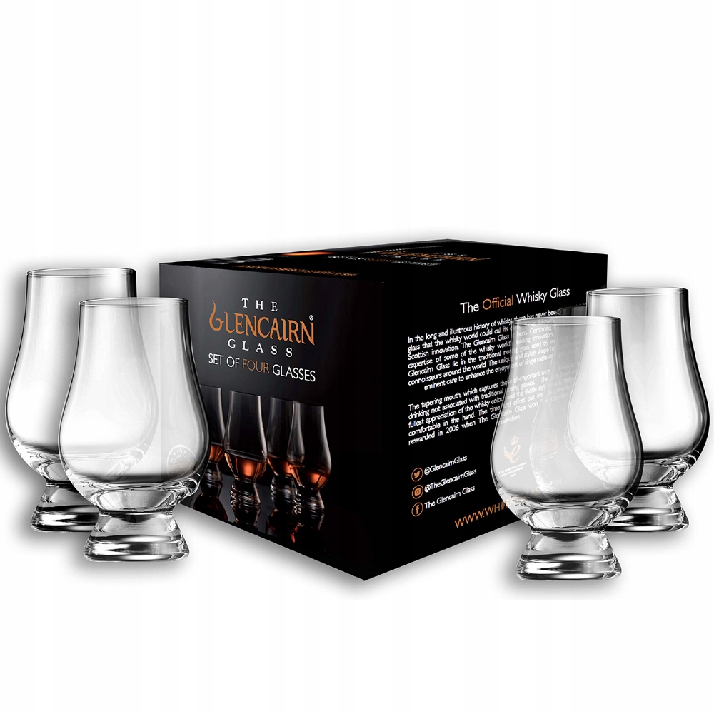 

Glencairn Glass szklanki do whisky zestaw 4 szt