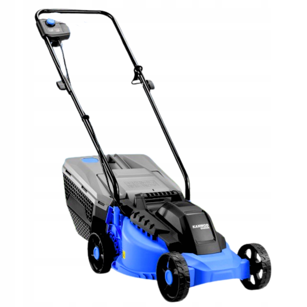 Výkonná elektrická sekačka 2000 W, nastavitelná, Zahradní, s košem, Malá A Lehká