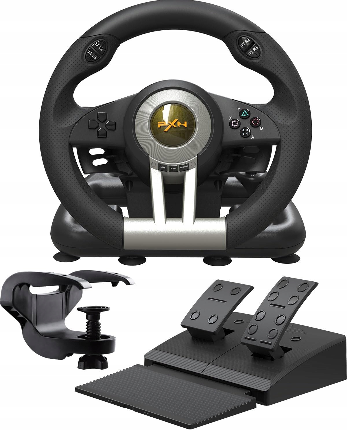 Kierownica PC Zosudull do PC/PS4/Xbox One prosta w obsłudze pedały + biegi