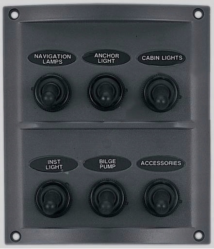 Rozdzielnia 6 Obwodów 109X125 MM panel elektryczny