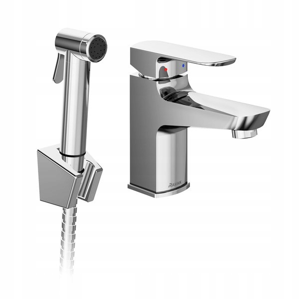 Ravak umývadlová batéria s bidetovým sprchovaním a držiakom Bm 011.01