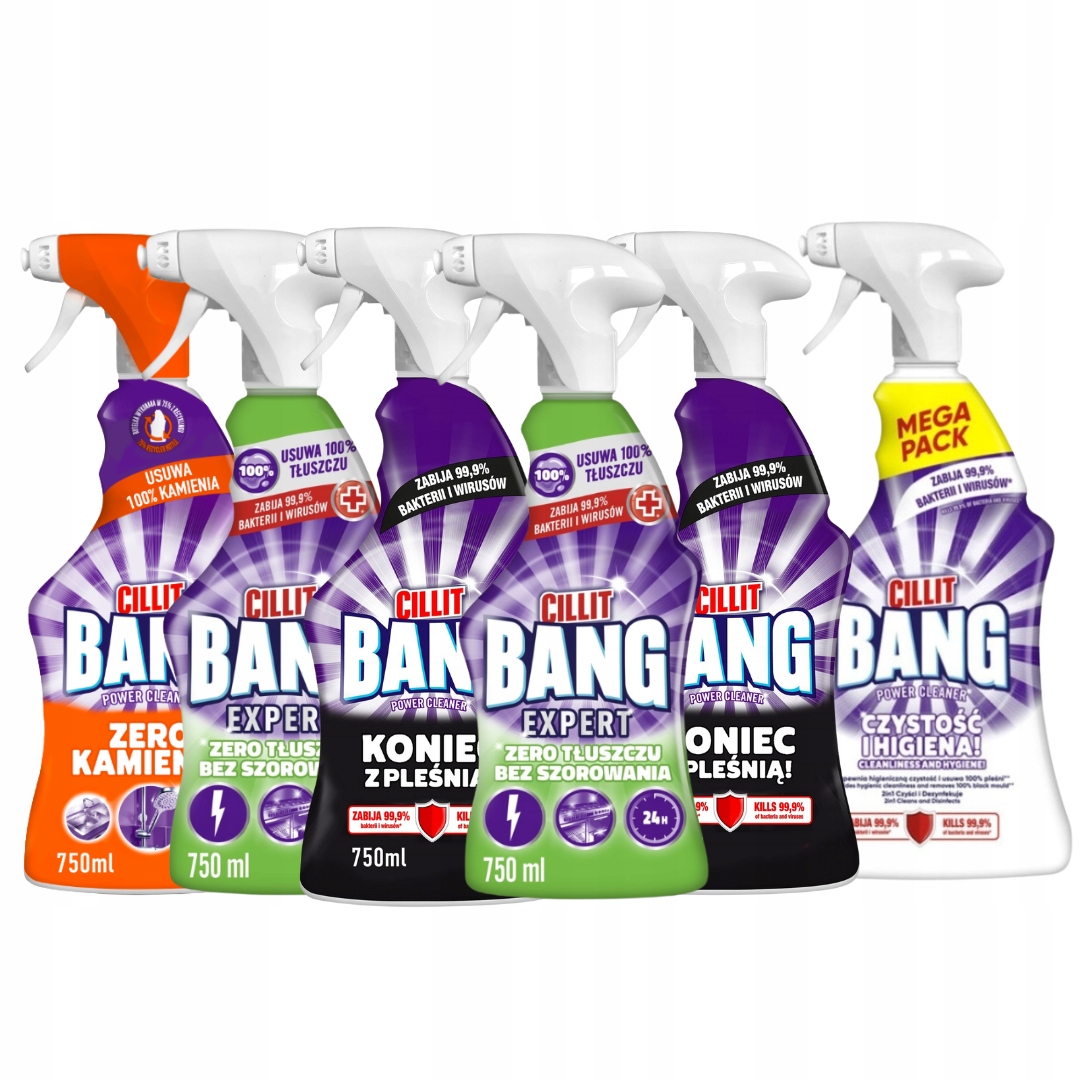 Levně Cillit Bang Čisticí prostředky Sada XXL 6 ks